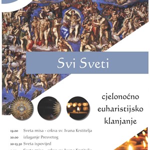 Cjelonoćno euharistijsko klanjanje u Župi sv. Petra ap., Zaprešić